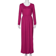 Maxi Dress Long Sleeve Sexy Boho Pockets Long Summer Dress Ladies Dresses Vestido Largo#B728