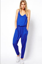Maxi bodysuit Overall Black Bule Women Jumpsuit Ladies Overall Macacao Feminino Monos Mujer 2015 Summer Style jumpsuits