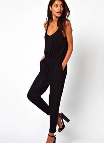 Maxi bodysuit Overall Black Bule Women Jumpsuit Ladies Overall Macacao Feminino Monos Mujer 2015 Summer Style jumpsuits