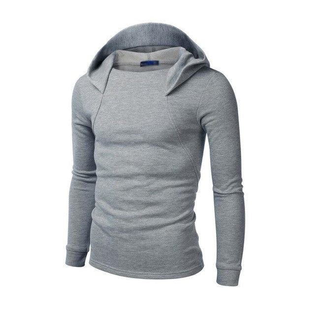 Men Hoodies 2016 Monochrome Hooded comfort Long Sleeve Tops Autumn Winter Outweaar Sudaderas#3546