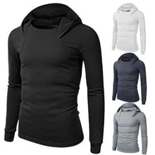 Men Hoodies 2016 Monochrome Hooded comfort Long Sleeve Tops Autumn Winter Outweaar Sudaderas#3546