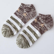 Men Socks Printed Stars Striped Ankle Socks Casual Men Daily Soft Ankle Socks#212