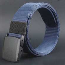 Mens Belt Canvas Plastic Automatic Buckle Belts For Men Casual Canvas Automatic Buckles Belts Cinto Masculino Couro#121