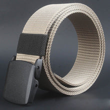 Mens Belt Canvas Plastic Automatic Buckle Belts For Men Casual Canvas Automatic Buckles Belts Cinto Masculino Couro#121