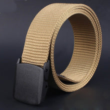 Mens Belt Canvas Plastic Automatic Buckle Belts For Men Casual Canvas Automatic Buckles Belts Cinto Masculino Couro#121