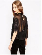 Mesh Embroidery See Through Ruched Sexy Hollow Out Crochet Summer Casual Women Loose New Arrival Women Blouses 2016 Blouse Top