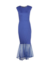 Mesh Mermaid Long Elegant Party Summer Dress Bodycon Lady Summer Women 2016 Dress Ropa Mujer Robe High Quality Long Maxi
