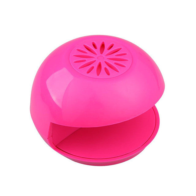 Mini Portable 2*AA Battery Nail Polish Dryer Fan Nail Art Drying Machine Nail Tools