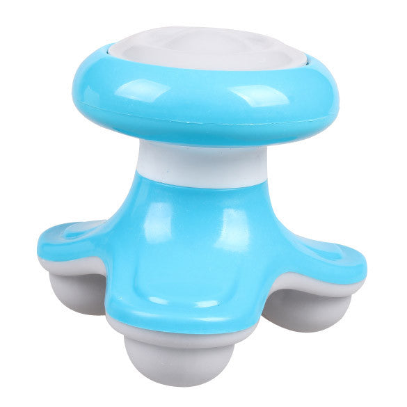 Mini USB Electric Handled Wave Vibrating Massager Full Body Massage Blue