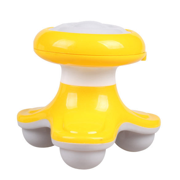 Mini Wave Vibrating Massager USB Battery Electric Full Body Massage Yellow
