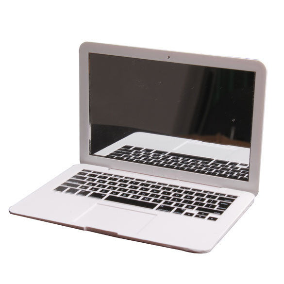 MirrorBook Air White Mini Novel Makeup MirrorBook Air Mirror for Apple MacBook Shaped 88