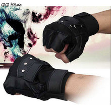 Motorcycle Gloves Fingerless Men Driving Motorcycle Biker Gloves Warm Fitness Gloves Luva De Couro#A121
