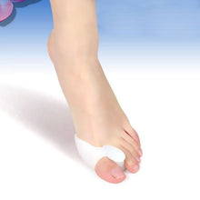 NEW 2pcs Silicone Gel Foot Toe Orthotast Thumb Valgus Protector Bunion Adjuster Pain Relief Straighten Bent Toes