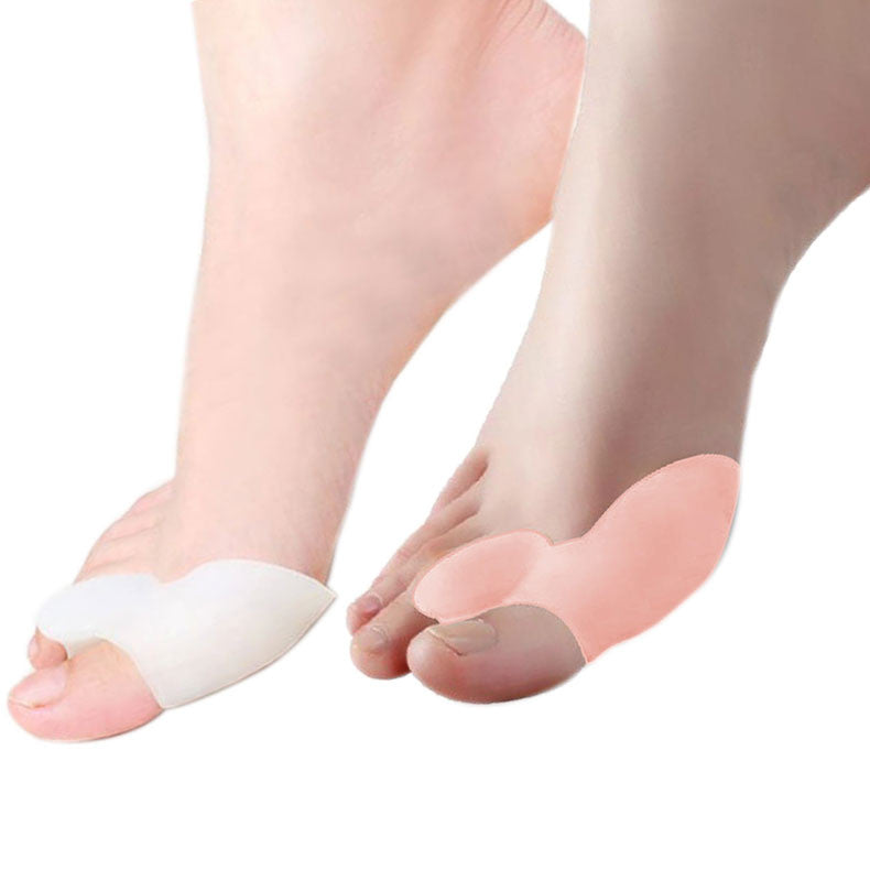 NEW 2pcs Silicone Gel Foot Toe Orthotast Thumb Valgus Protector Bunion Adjuster Pain Relief Straighten Bent Toes