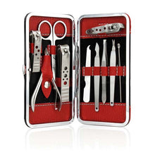 Nail Art Manicure Set Portable 10 Pieces Stainless Steel Nail Clippers Nail Scissors Nail Clippers Suit Almighty