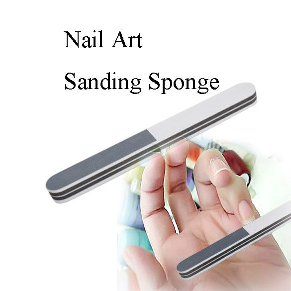Nail Art Sanding Nail File Art Tips Files Buffing Sandpaper Makeup Tool