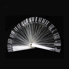 Nail Art Tips Fan Natural False Tools Display Board Polish Manicure Fans Shape Gel Polish Color Practice Show Tools
