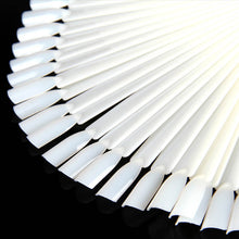 Nail Art Tips Fan Natural False Tools Display Board Polish Manicure Fans Shape Gel Polish Color Practice Show Tools
