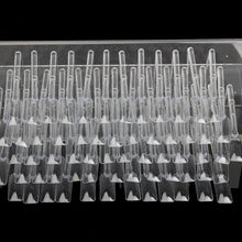 Nail Art Tips Nails Practice Training Tool Clear 64 Stick Display Stand Rack