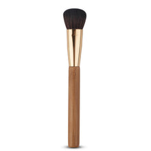 Natural Bamboo Handle Makeup Cosmetics Tool Kit Powder Blush Brushes