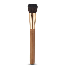 Natural Bamboo Handle Makeup Cosmetics Tool Kit Powder Blush Brushes