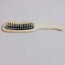 Natural Bamboo Paddle Cushion Massage Hair Brush Ball-Tipped Wooden Comb