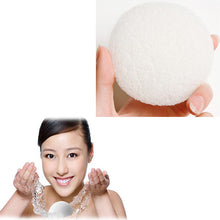 Natural Konjac Konnyaku Facial Puff Face Wash Cleansing Sponge White