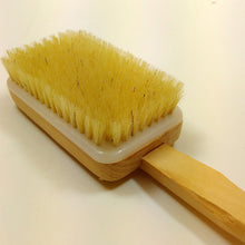 Natural Wooden Shower Body Bath Brush Massager Soft Bristles Sponge Bath Shower Spa Scrubber