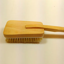 Natural Wooden Shower Body Bath Brush Massager Soft Bristles Sponge Bath Shower Spa Scrubber