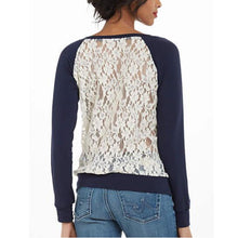 Navy Long Sleeve Blouses Women Shirts Crochet Lace Tops Ropa Mujer Casual Patchwork Women Clothing Spring Tops 2016