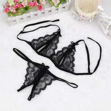 New Arrival 1set Women Lady Sexy Lingerie Lace Underwear Sleepwear G-string Lingerie 4colors ##