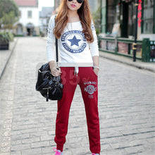 New Arrival 2017 Summer European Letters Pattern Printed Pants Large Size Casual Loose Cotton Trousers 31262