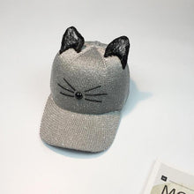 New Arrival Women Cat Ear Pattern Sequin Baseball Cap Women Men Snapback Caps Hip Hop Hats For Women 2017 Summer Spring #23