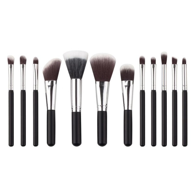 New Arrivals 100% brand new and high quality 12Pc Makeup Brushes Set Powder Foundation Eyeshadow Eyeliner Lip Cosmetic Brush