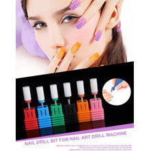 New Arrivals Ceramic & Stainless Steel 6PC Manicure Drill Accessories Ceramic Nail Drill Bit Dead Skin Nail Polish Tool Anne