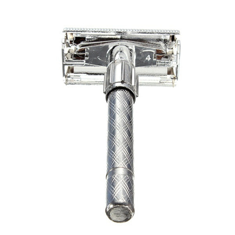 New Blade Silver Men Safety Manual Beard Shaver Double Edge Blade Hair Razor