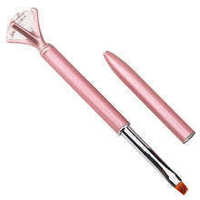 New Designer 10Pcs Different Sizes Copper Handle Nail Art Brush Set Design Nail Brushes Nylon Material Anne