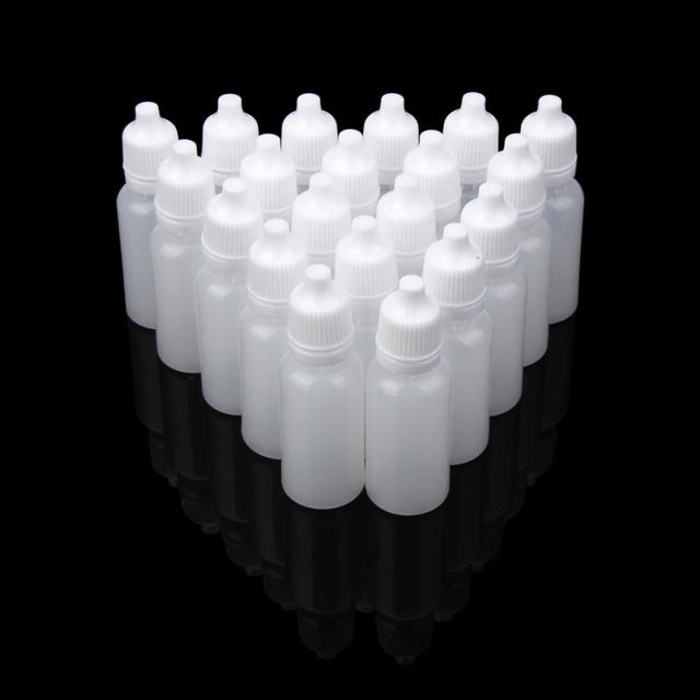 New Designer 15ml Empty Plastic Squeezable Dropper Bottles Eye Liquid Dropper Can easily be sterilized Anne