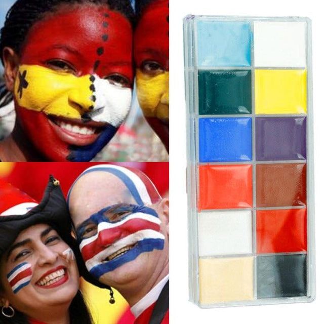New Designer Easy to carry and convenient to use Fashion Activity Face Painting Craft Kit Body Painted With Paint Anne