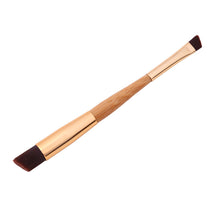 New Double Ends Makeup Tools Bamboo Brushes Eye Shadow Brush Cosmetic Eyebrow Make Up