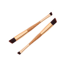 New Double Ends Makeup Tools Bamboo Brushes Eye Shadow Brush Cosmetic Eyebrow Make Up