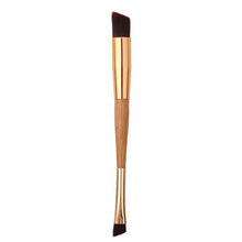 New Double Ends Makeup Tools Bamboo Brushes Eye Shadow Brush Cosmetic Eyebrow Make Up