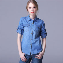 New Fashion Outwear Full Sleeve Turn-down Collar Coat Single Breasted Jacket With Button Denium Streetwear 71824