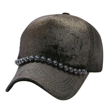 New Fashion Pearls Baseball Cap Women Luxury Solid Cotton Adjustable Hip-Hop Snapback Hats Women Winter Spring Autumn 2017 &02