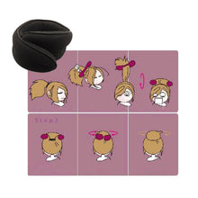 New Foam Magic Hair Styling Tool Hair Bun Maker Twist black