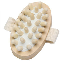 New Hand-Held Natural Wood Massager Body Brush Cellulite Reduction Slimming Massager