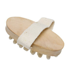 New Hand-Held Natural Wood Massager Body Brush Cellulite Reduction Slimming Massager