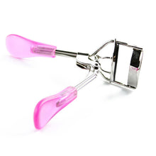 New Ladies Makeup Eyelash Curler with Pink Grips C1 Stainless Steel