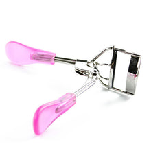New Ladies Makeup Eyelash Curler with Pink Grips C1 Stainless Steel