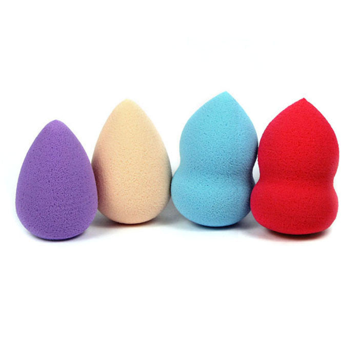 New Nice 4pcs Pro Beauty Flawless Makeup Foundation Puff Shape Sponges Brighting